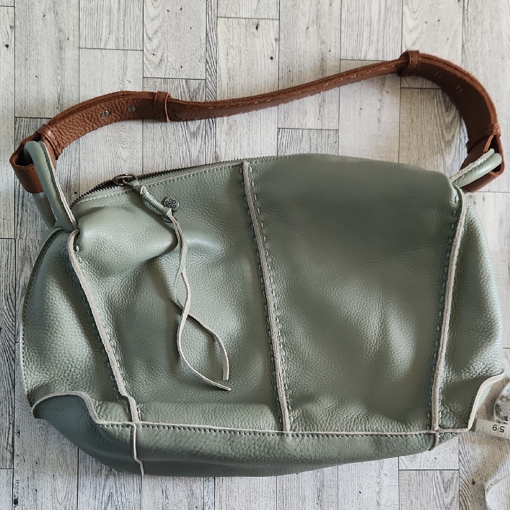The Sak Gray Leather Bag